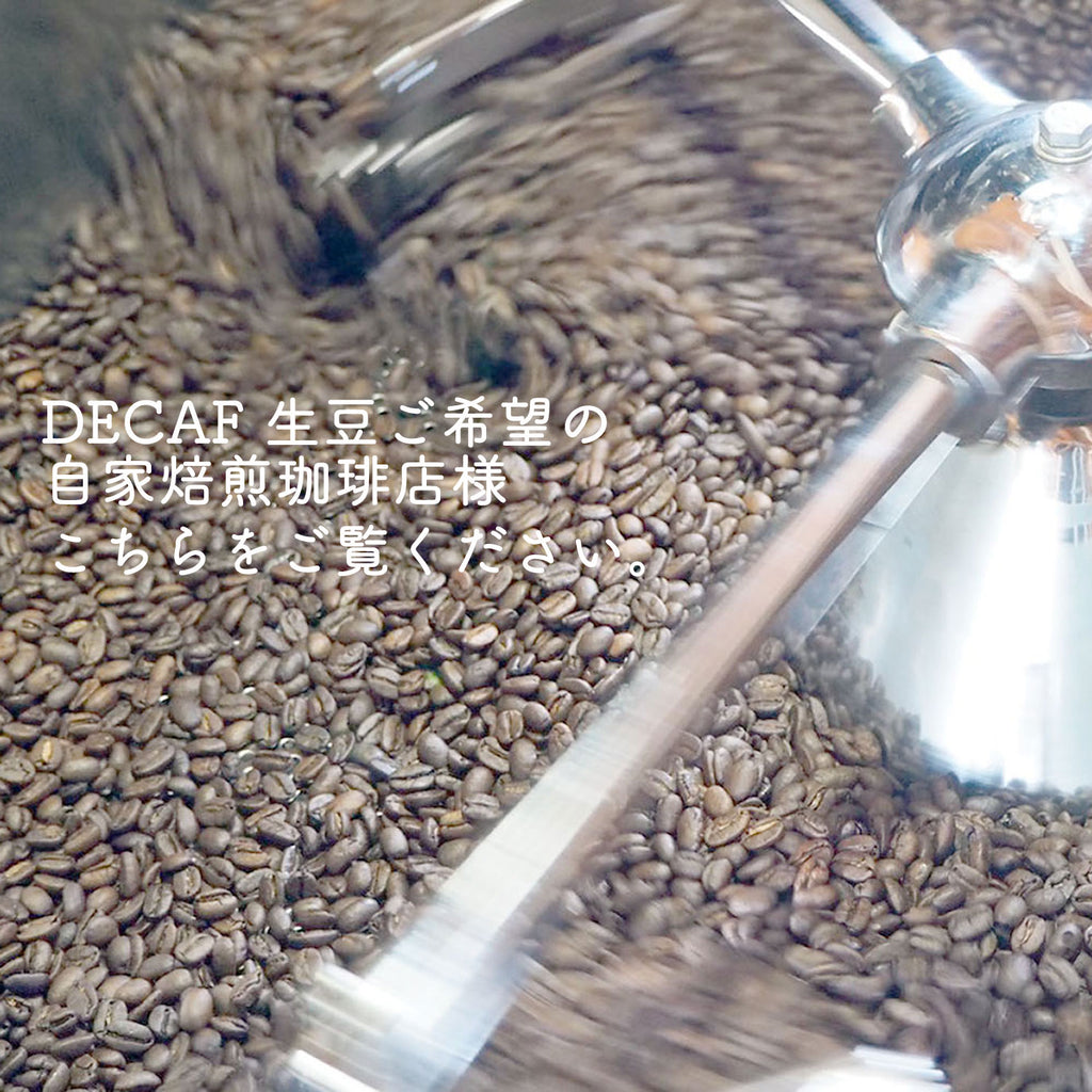 デカフェ生豆をご希望の自家焙煎珈琲店様へご案内