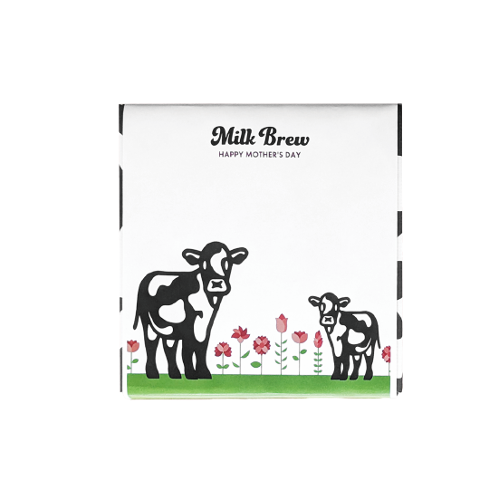 【母の日ギフト】限定掛け紙 ミルクブリュー コーヒーバッグ モォ~セット 10個詰め合わせ オーガニック デカフェ