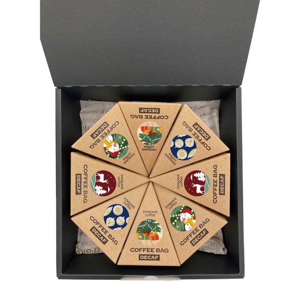 【クリスマス限定】デカフェコーヒーバッグテトラ8個セット(テトラ単体販売中!)