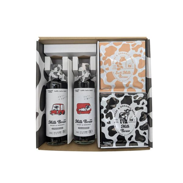 ミルクブリュー コーヒーバッグ&コーヒーベースセット オーガニックデカフェ