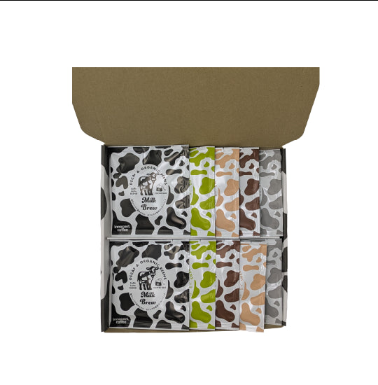 ミルクブリュー コーヒーバッグ 10個セット オーガニック デカフェ モォ~セット